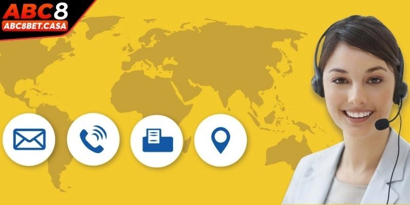 Dùng chat trực tuyến để liên hệ